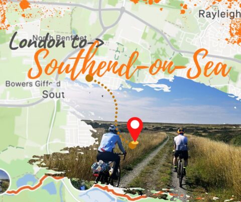 London to Southend map